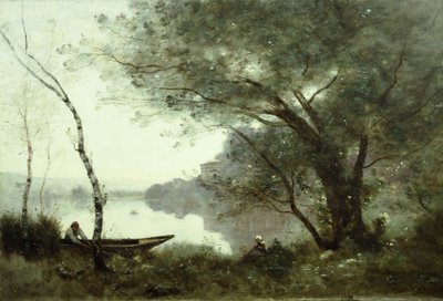 O barqueiro de Mortefontaine de Jean Baptiste Camille Corot